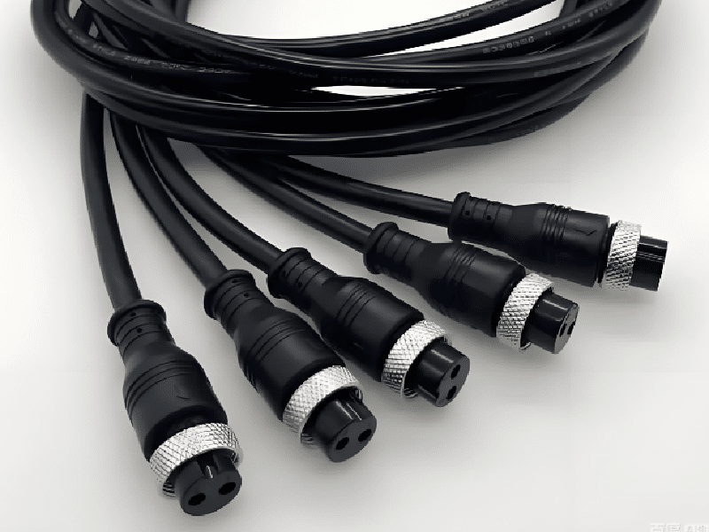 Perakitan Kabel Pria Persegi Panjang D-Sub Tahan Air