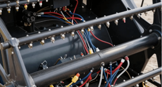 Kondisi Kabel Peralatan Pertanian pada Combine Harvester